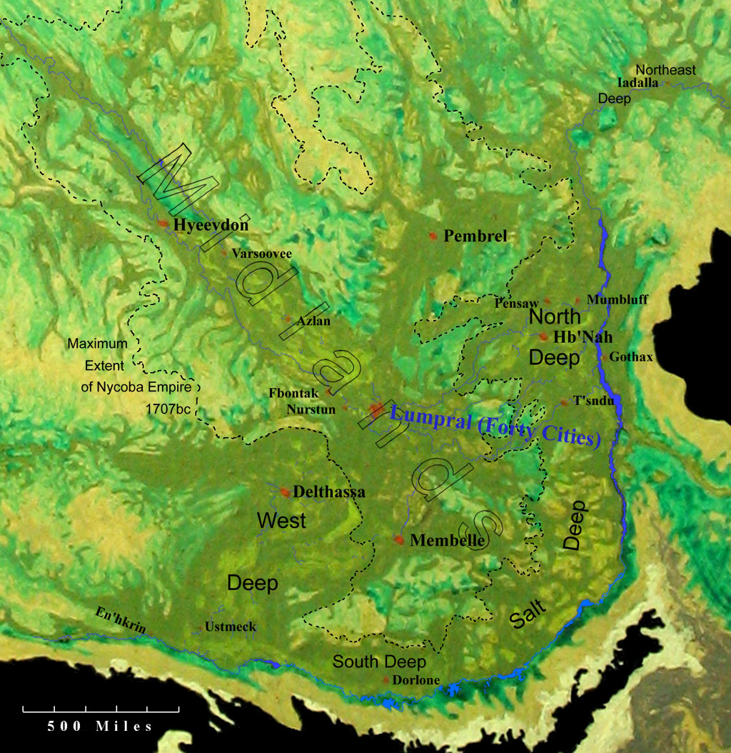 Map of the cwenrtal Lumpral Basin with link to the map of Lumpral city