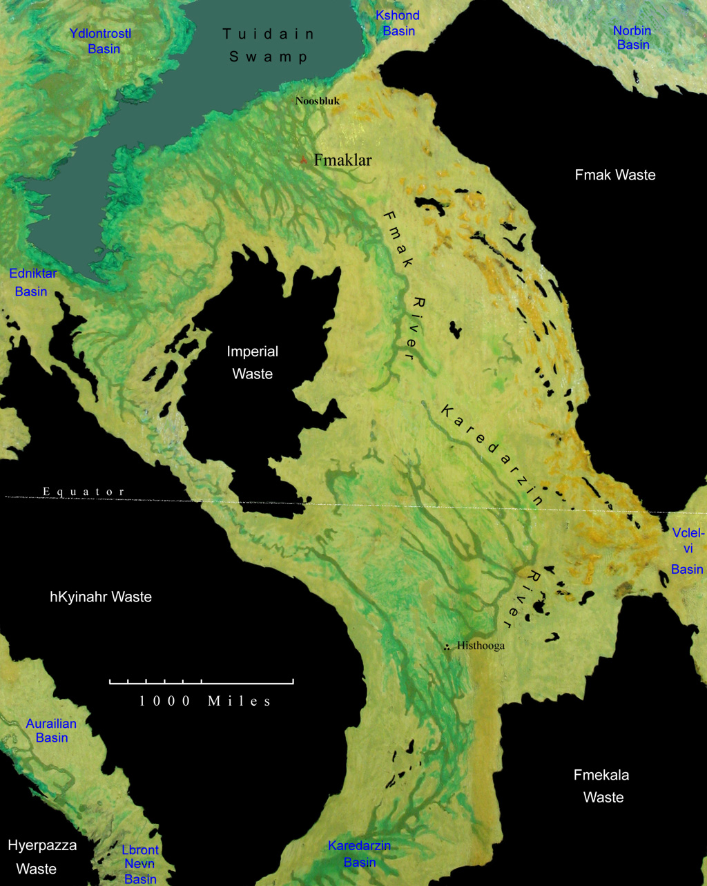 Map of the Fmak Basin